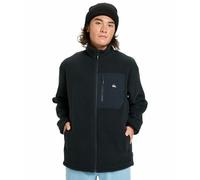 Pull con zip a collo alto Clean Coast Nero S Tinta unita