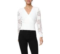 Pull côtelé à manches longues et col en V pour femme, nouveauté 98702