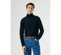 Pepe Jeans Maglione dolcevita Andre Cotone Blu (Dulwich Blue) Taglia L Uomo