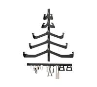 Pull Down Bar Wall Mount - Gym Wall Mounted Storage Rack | Cable Pulley System Organizer, 5-Piece Heavy Duty Holder For Resistance Bands, Jump Ropes, Dumbbells, Cable Attachments, Garage Home Gym