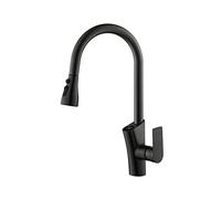 Pull Down Kitchen Faucet with Digital Temperature Display, Kitchen Sink Faucets, Kitchen Faucets with Pull Down Sprayer, 360 Degree Swivel Sink Faucet, Brass Faucet for Kitchen sin