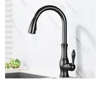 Pull Down Rubinetto Della Cucina Singola Maniglia Un Foro Nero Opaco Multi Colore Design Moderno Facile da Installare Elegante Miscelatore Lavello per Casa & Ristorante