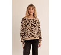 Pull girocollo con stampa leopardata Altro XS Leopardato
