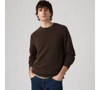 Pull girocollo in lana A4320 Marrone XL Tinta unita