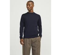 Pull girocollo in maglia Blu M Tinta unita
