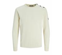 Pull girocollo in maglia con bottoni Altro XL Tinta unita