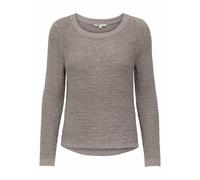 Pull girocollo in maglia, ONLY Grigio XS Tinta unita