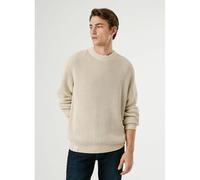 Pull girocollo Parker Beige S Tinta unita