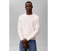 Pull girocollo texturé Beige XXL Tinta unita