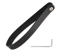Pull Handle - Bike Head Bag Pull Belt | Anti-Scratch Stem Quick Expansion Ring | Folding Handlebar Carrier, Quick Release Leather Handle with Wrench, for Men Women Cycling Storage Transport Travel