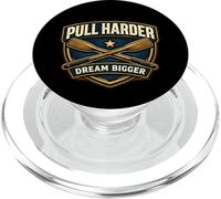 Pull Harder Dream Bigger Rowing Crew Slogan Motto Citazione PopSockets PopGrip per MagSafe