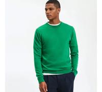 Pull in lana merino Signature, BASTIEN Verde M Tinta unita