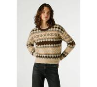 Pull jacquard CELESTINE Beige XL Jacquard