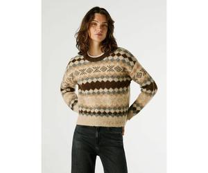 Pull jacquard CELESTINE Beige XL Jacquard