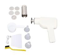Pull Machine, macchina di pasta elettrica realizzata in acciaio inossidabile 304 con funzionamento automatico, compatto portatile, per pasta fresca a casa (Bianco)