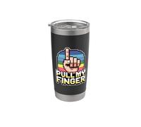 Pull My Finger Bicchiere termico in acciaio inox doppia parete