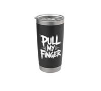 Pull My Finger Bicchiere termico in acciaio inox doppia parete