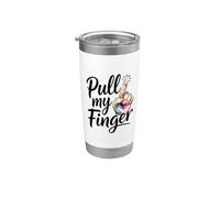 Pull My Finger Bicchiere termico in acciaio inox doppia parete