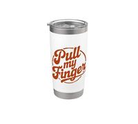Pull My Finger Bicchiere termico in acciaio inox doppia parete