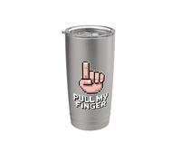 Pull My Finger Bicchiere termico in acciaio inox doppia parete