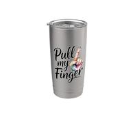Pull My Finger Bicchiere termico in acciaio inox doppia parete