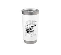 Pull My Finger Bicchiere termico in acciaio inox doppia parete