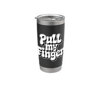 Pull My Finger Bicchiere termico in acciaio inox doppia parete