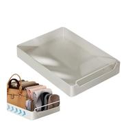 Pull Out Cabinet Drawer Organizers, Telescopic Slide Out Storage Tray, Durable Under Cabinets Kitchen Organizer for Pantry, Food and Cleaning Supplies, 16.93x7.87x2.76 inches