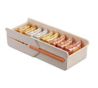 Pull Out Cabinet Tray - Espandibile PET Organizer | Multi-funzionale Kitchen Container | Sliding Drawer For Bathroom Living Room Bedroom, Space-Saving Storage Bin Beige Clear, Reusable Home Rack