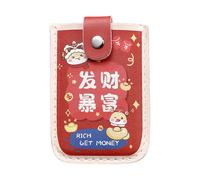 Pull Out Card Holder - RFIDBlocking Credit Card Case for Women | Boho Style Multi-Slot Wallet, Slim Small Cards Organizer for ID, Business, Travel, Purse, and Daily Use, 10.5x7.5x0.5cm Multicolor