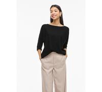 Pull scollo a barchetta e maniche a 3/4 Nero XL Tinta unita