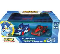 Pull & SPEED 15813023 Sonic the Hedgehog Sonic vs Shadow Twinpack