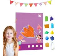 Pull String 3D Geometry Learning Book, 3D Geometry Learning Book with Safe Braided Rope Design, Teach Volume & Surface Area Formulas, Pull-String Model Books with Solids Geometric Models (9-Model)