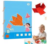 Pull String 3D Geometry Learning Book, Interactive Pull-String Geometry Learning Kit, Geometry Book with Pop-Up Models, with 9/12/15 Solids Geometric Models (15-Model)
