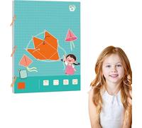 Pull String 3D Learning Book, Solid Model Mathematical Teaching Aid, Learn By By Sticker su Activity, Insegna Formule area di volume, Homeschool Essentials Safe Rope Design,12-Model