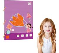 Pull String 3D Learning Book, Solid Model Mathematical Teaching Aid, Learn By By Sticker su Activity, Insegna Formule area di volume, Homeschool Essentials Safe Rope Design,9-Model