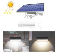 Pull-Switch 2 in 1 Solar Light 60-LED Lampada da parete del cortile del paesaggi