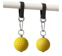 Pull Up Ball Grip, 2 x antiscivolo Rock Climbing Grips with Straps, 3,54 Inches Reusable Strength Training Equipment for Chin-Up Bar and Hand Grip Workout