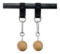 Pull Up Ball Grip, Legno Pull Up Arm Training Ball, Impugnatura portatile Pull Up Ball, Non Cracking Cannonball Grips per Pull Ups, Grip Strength Training Pull Up Maniglie per avambraccio, Back Finger