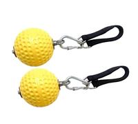Pull-Up Ball Grip Set, 2 x non slip Rock Climbing Training Grips, Heavy-Duty Hand Strength Trainer with Straps, Home Gym Equipment for Chin-Up & Workouts