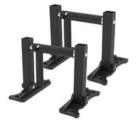 Pull Up Bar - 2 pezzi pieghevole porta allenatore per allenamento muscolare e allenamento, supporto per corpo superiore con core allenamento, fitness bar per esercizi, casa, palestra, 10 x 7,64 x 7,76