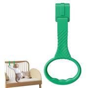 pull up giocattolo, anelli pull 4x anelli impiccati di lettino per bambini | Strumento di allenamento a piedi per ragazzi e ragazze di età compresa tra 0 e 3 anni, gancio del presepe, cinturino gioc