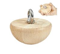 Pull Up Grips - Grip Strength Trainer, Wooden Exerciser Handles | Multipurpose Portable Training Tool Builds Finger Forearm Back Power, Essential Fitness Gear For Rock Climbing Athletes Gymnastics