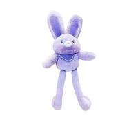 Pull-Up Rabbit Plush Keychain - Stretchable Bunny Figure Pendant Build, Flexible Interactive Mechanism with Movable Ears Limbs, Soft Plush Decorative Toy | Celebration Display Activity for Children