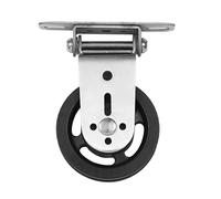 Pulley Wheel For Gym Equipment - Heavy Duty Hardware Ceiling Mount Single Pulley | Silent Wall Mount 360 Degree Rotation Mute Swivel Bearing Wheel | Aluminum Alloy Stainless Steel Nylon For DIY Gym Ca