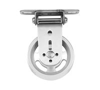 Pulley Wheel For Gym Equipment - Heavy Duty Hardware Ceiling Mount Single Pulley | Silent Wall Mount 360 Degree Rotation Mute Swivel Bearing Wheel | Aluminum Alloy Stainless Steel Nylon For DIY Gym Ca