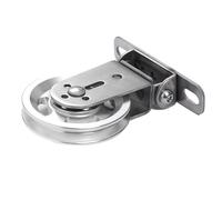 Pulley Wheel Gym Equipment - Heavy Duty Wall Mount System, Silent Rotation Bearing Mechanism, Smooth Motion Cable Wheel, Ceiling Installation Training Device, Strong Load Support Hardware Design