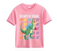 Pulli Top 100th Day of School Celebration for Girls and Boys Kids T Shirts Fun Colorful Numbers 13 Boy, Colore: rosa., 10-11Years