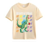 Pulli Top 100th Day of School Celebration for Girls and Boys Kids T Shirts Fun Colorful Numbers 13 Boy, beige., 6-7 Jahre