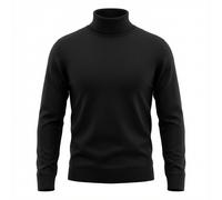Pullover A Collo Alto Olymp Da Uomo In Maglia Nero 015012 68